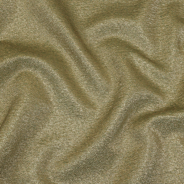 Geode Metallic Mint and Gold Crackle Luxury Brocade