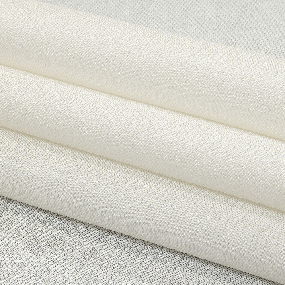 Geode Metallic White Crackle Luxury Brocade Full