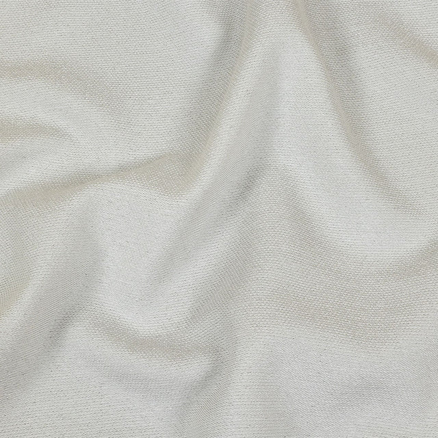 Geode Metallic White Crackle Luxury Brocade