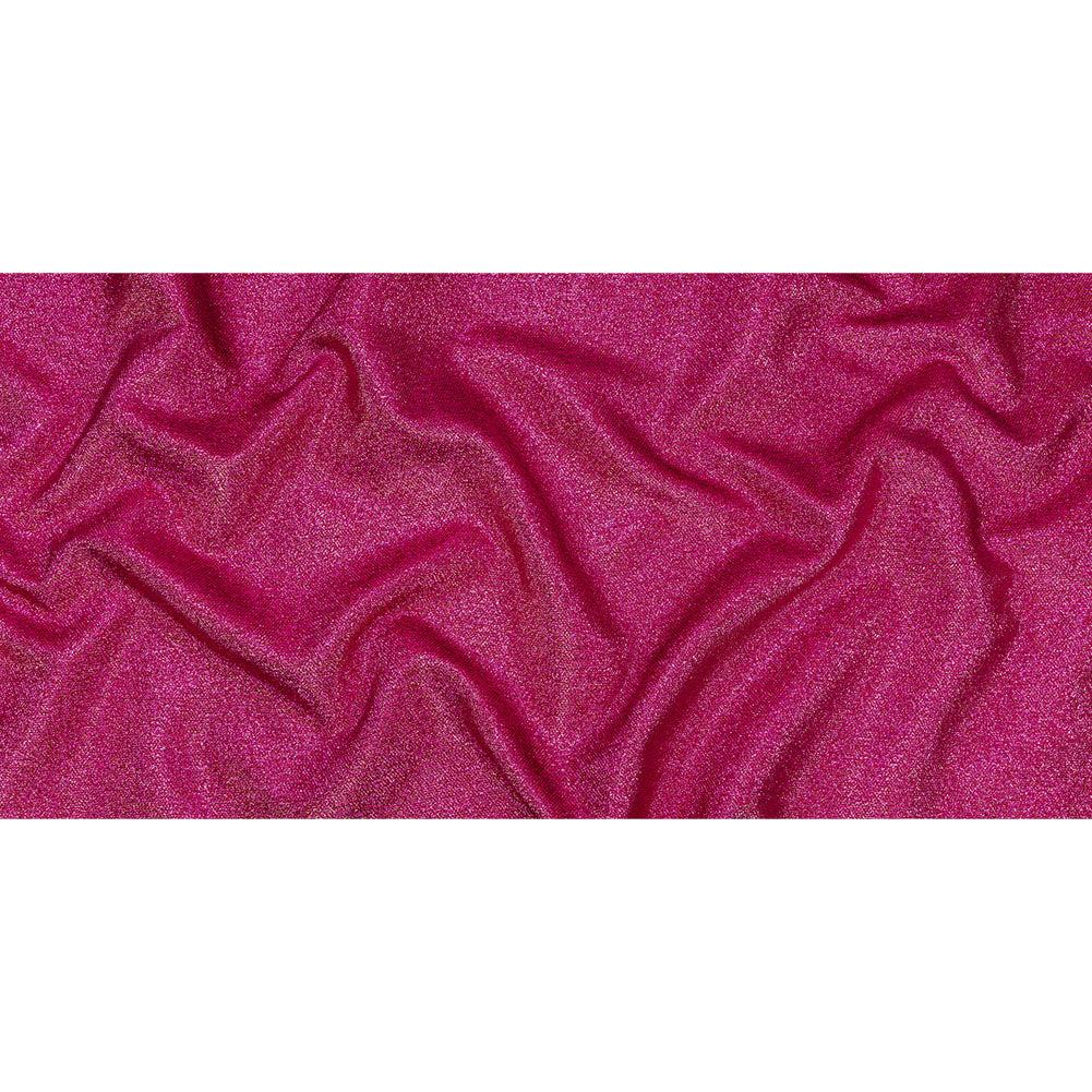 Geode Metallic Fuchsia Crackle Luxury Brocade Drape