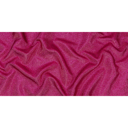 Geode Metallic Fuchsia Crackle Luxury Brocade Drape