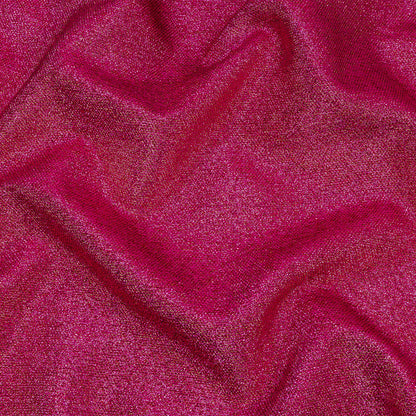 Geode Metallic Fuchsia Crackle Luxury Brocade