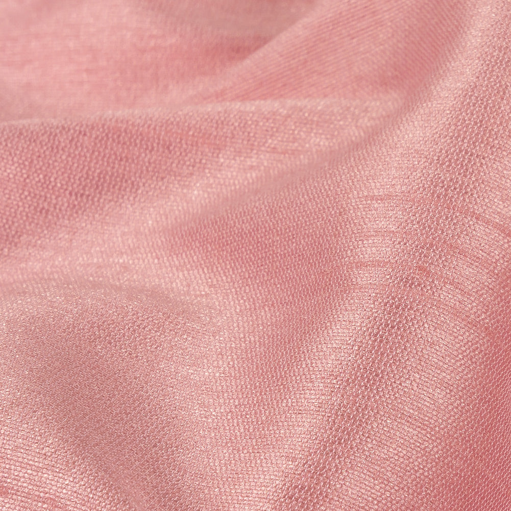 Polyester Shantung - Ballerina Pink - Eirian Collection - Detail - Image 2 of 6