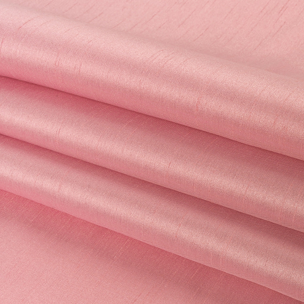 Polyester Shantung - Ballerina Pink - Eirian Collection Detail