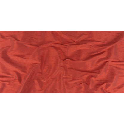 Polyester Shantung - Hot Coral - Eirian Collection