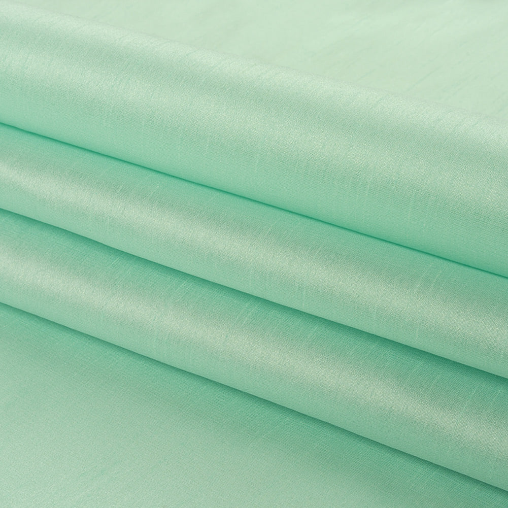 Polyester Shantung - Seafoam - Eirian Collection - Folded