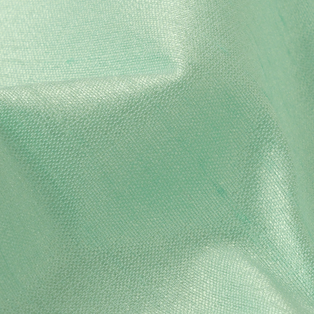 Polyester Shantung - Seafoam - Eirian Collection - Detail