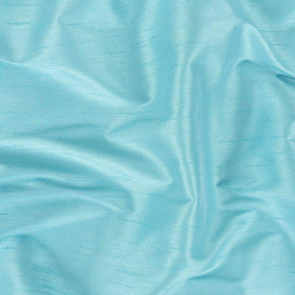 Polyester Shantung - Turquoise - Eirian Collection
