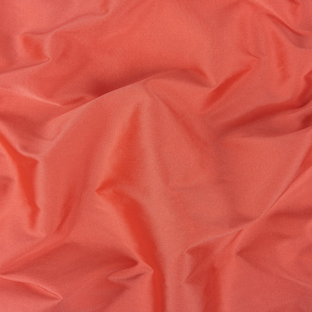Polyester Taffeta - Plain Dyed Coral Reef Pink - Bellamy Collection