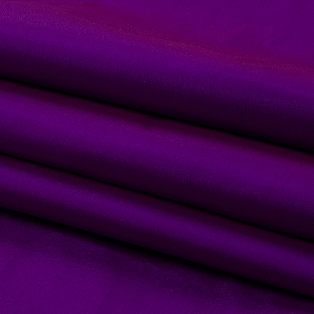 Polyester Taffeta - Plain Dyed Royal Purple - Bellamy Collection Folded
