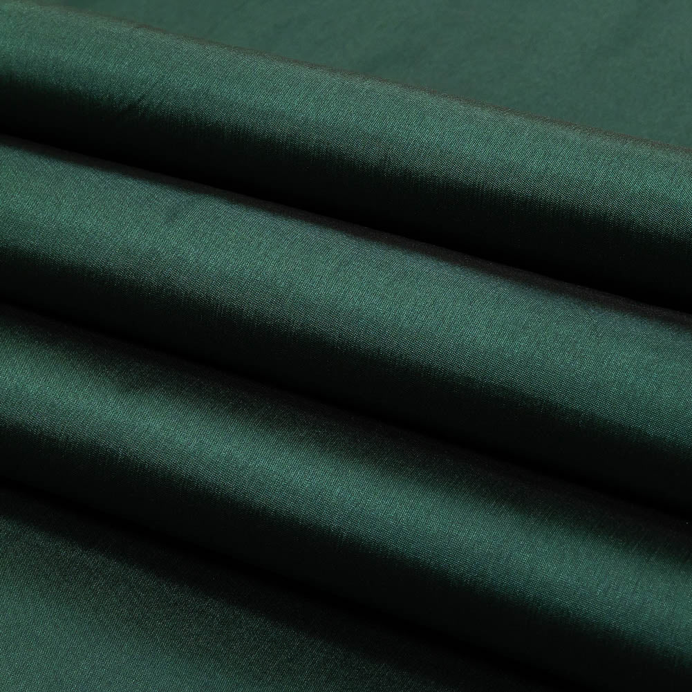 Polyester Taffeta - Plain Dyed Evergreen - Bellamy Collection - Folded