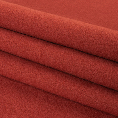 Sun Dried Tomato Recycled Polyester Stretch Knit Fleece Folded