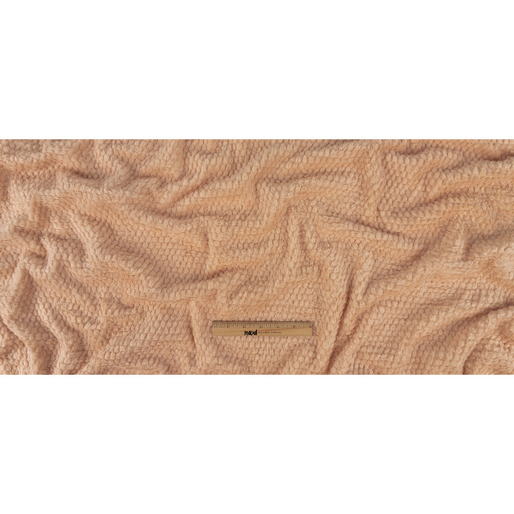 Frappe Plush Polyester Bubble Fleece Full