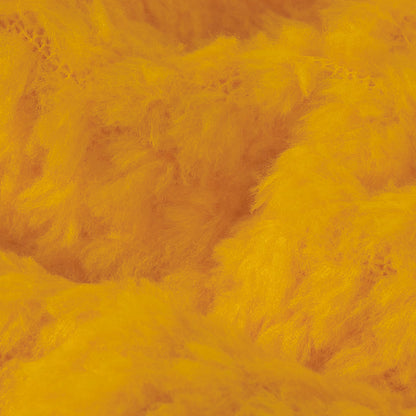 Citrus Plush Polyester Bubble Fleece Detail