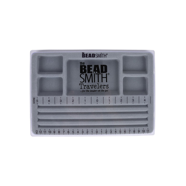 Mini 3 Channel Bead Board With Lid - 7.75" x 11.25"