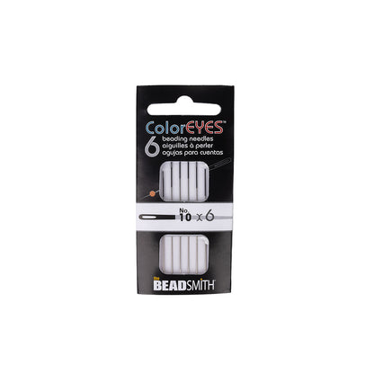 Coloreyes #10 Black Beading Needles - 2.25"