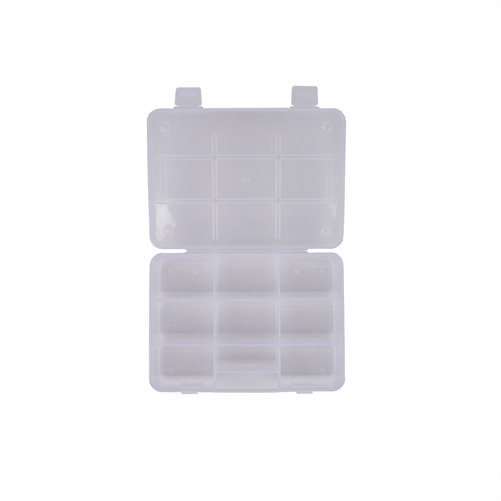 9 Compartment Small Keeper Box - 7.375 x 5.25 x 1.75" Detail