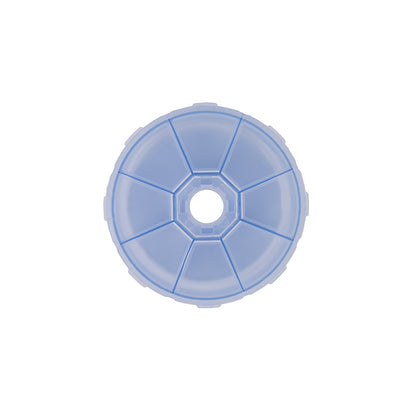 8 Section Plastic Organizer Box - 4.25" x 0.75" Detail