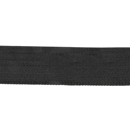 Black Lightweight Twill Tape - 1" Detail