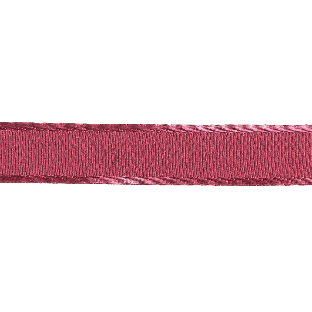 Dusty Pink Satin-Edged Grosgrain Ribbon - 0.625" Detail