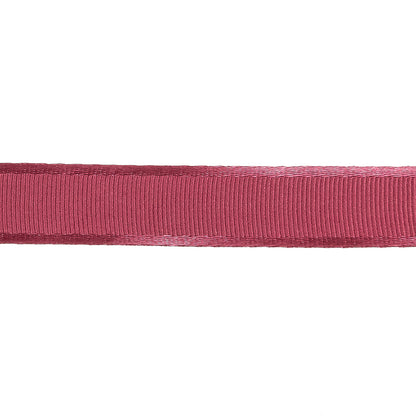 Dusty Pink Satin-Edged Grosgrain Ribbon - 0.625" Detail