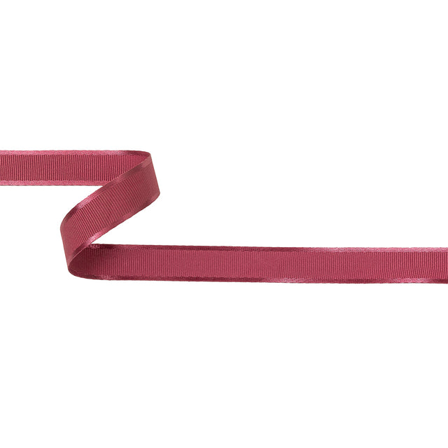 Dusty Pink Satin-Edged Grosgrain Ribbon - 0.625"