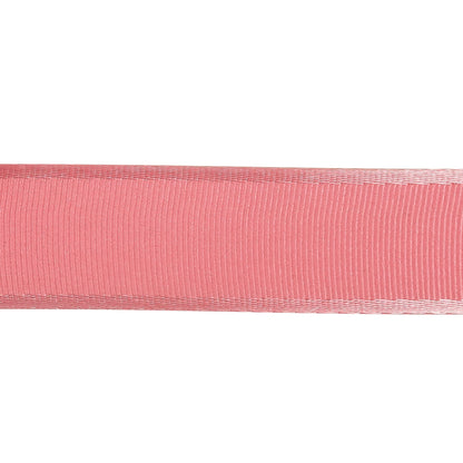 Bubblegum Satin-Edged Grosgrain Ribbon - 1" Detail