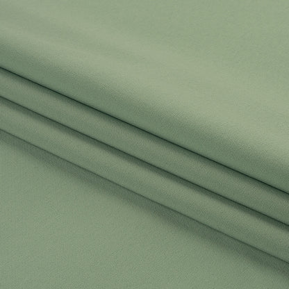 Celadon Green Stretch Polyester Suiting Folded