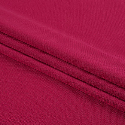 Fuchsia Rayon Crepe Knit Folded