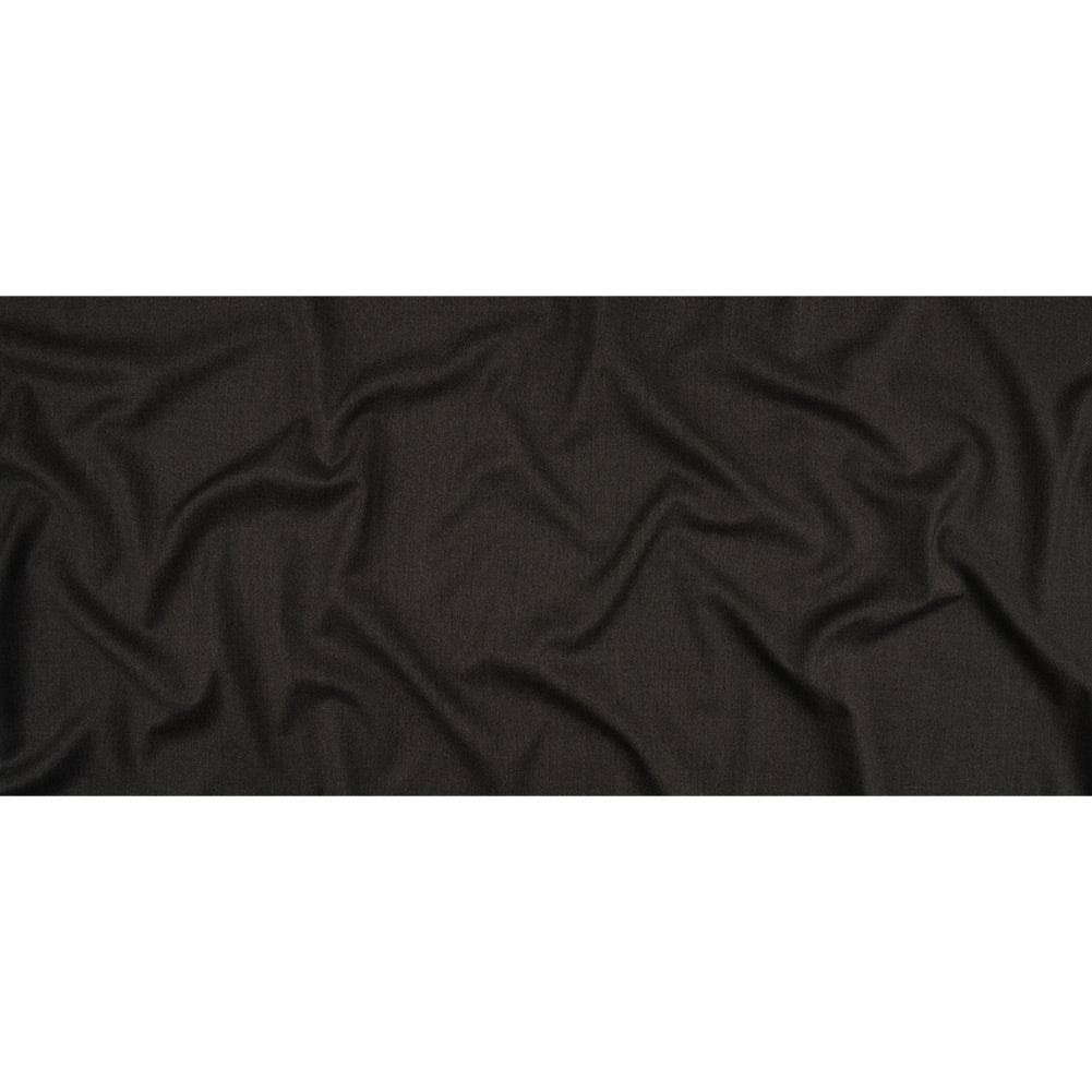 Heathered Gray Wool Twill Suiting Full