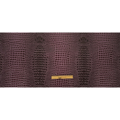 Alligator 3D Embossed Vinyl - Passion Orchid - Congaree Collection Full