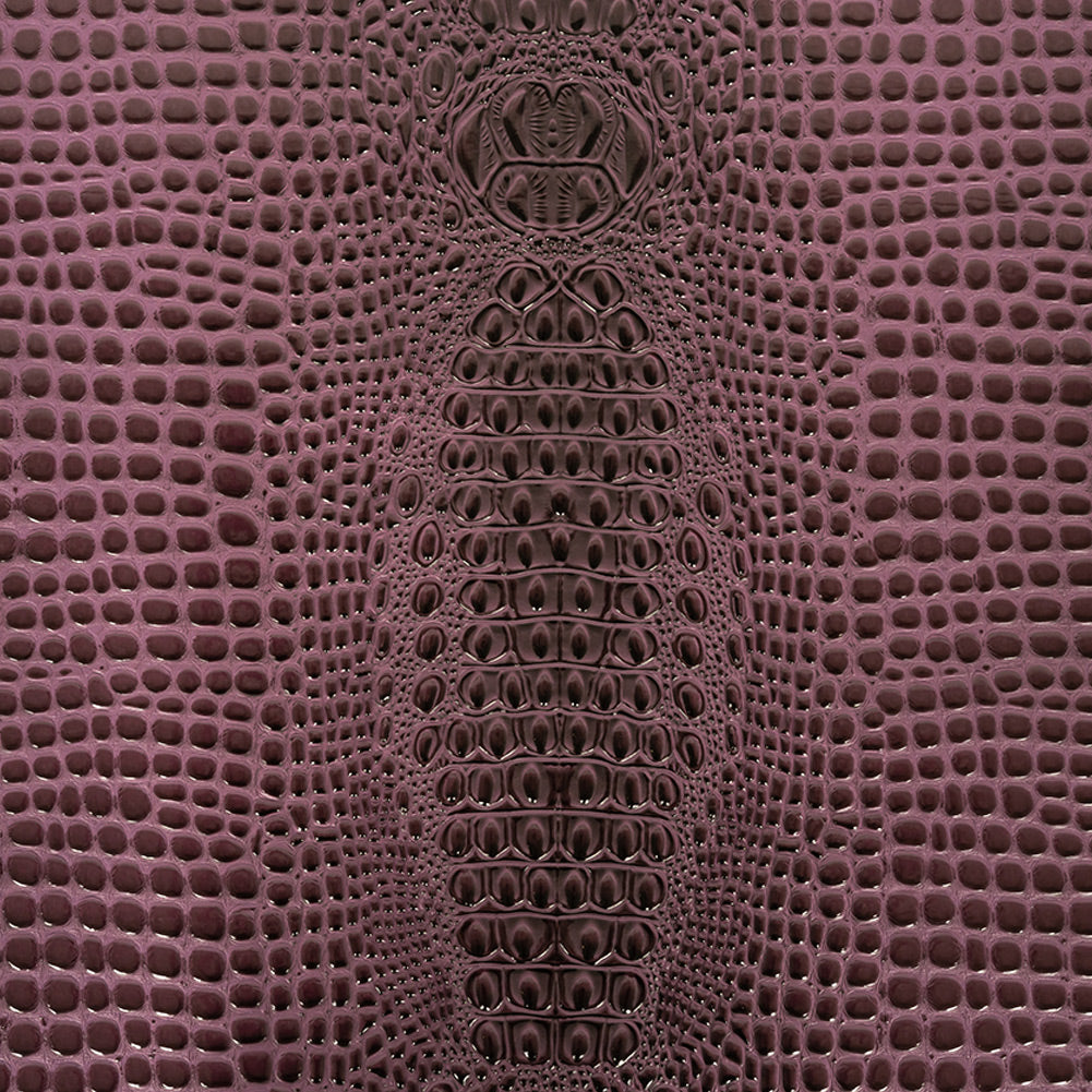 Alligator 3D Embossed Vinyl - Passion Orchid - Congaree Collection