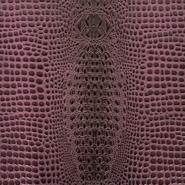 Alligator 3D Embossed Vinyl - Passion Orchid - Congaree Collection
