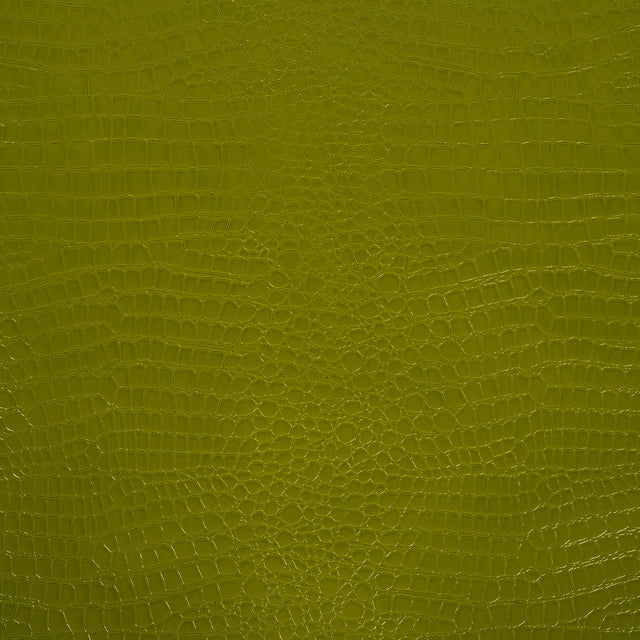 Faux Crocodile Patent Leather - Avocado - Brisbane Collection