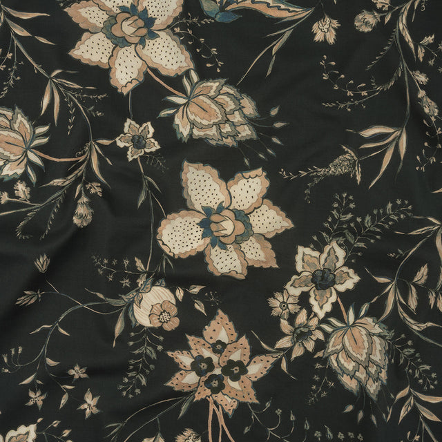 Mood Exclusive Dark Navy Limitless Love Cotton Shirting