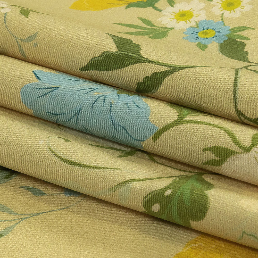 Mood Exclusive Tea Green Titania Cotton Poplin Folded