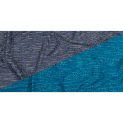 Phthalo Blue Striated Cotton Chambray Full