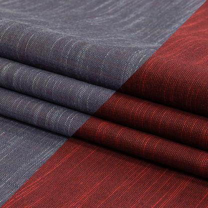 Cardinal Striated Cotton Chambray Folded