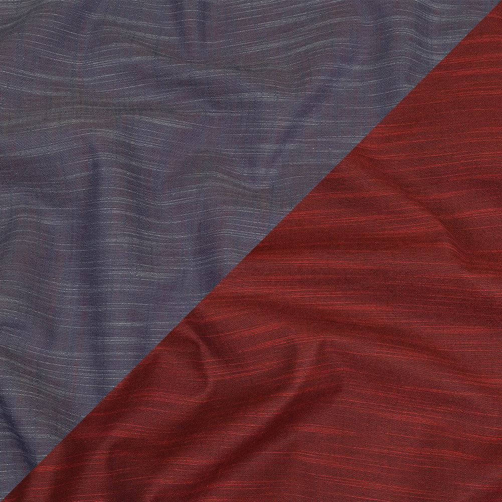 Cardinal Striated Cotton Chambray