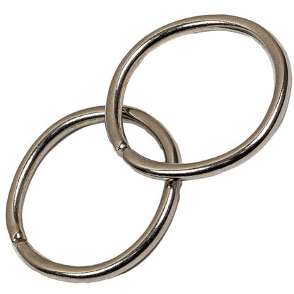 Nickel Split Metal O Ring - 1.25" Detail