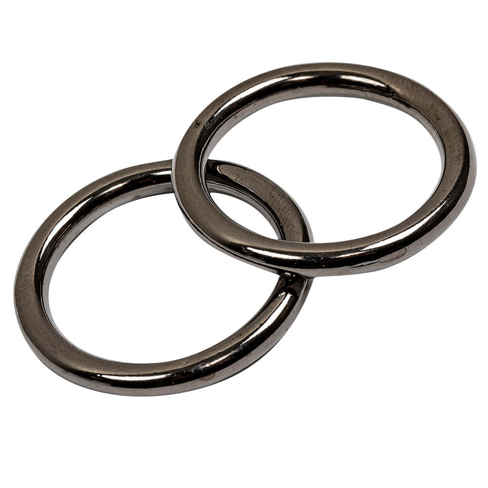 Gunmetal Solid Metal O Ring - 1" Detail