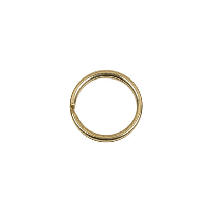 Gold Metal Split Keychain Ring - 0.5"
