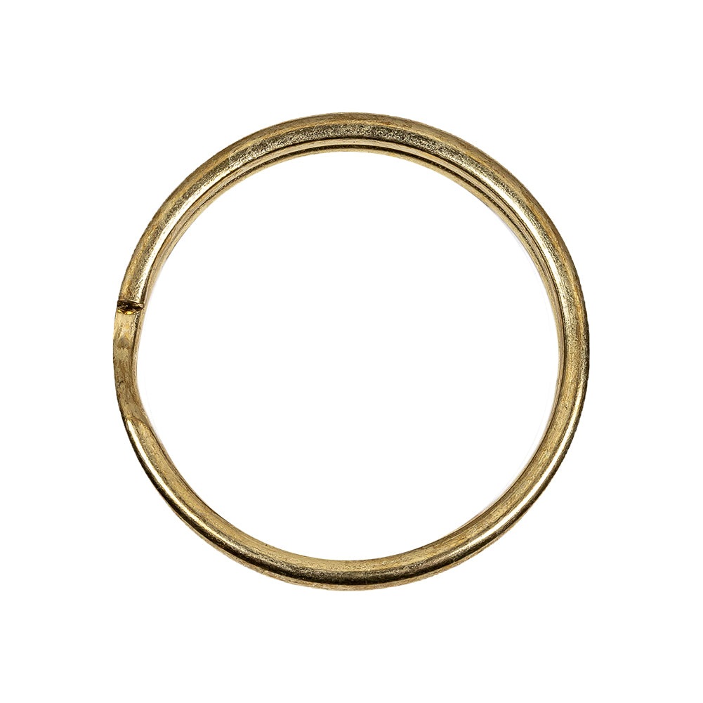 Gold Metal Split Keychain Ring - 1.0625"