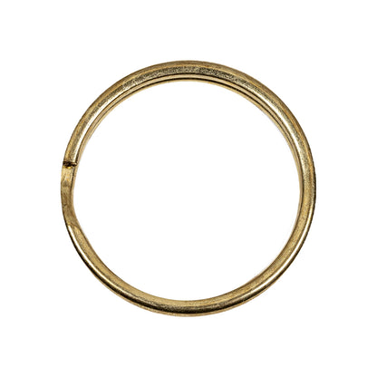 Gold Metal Split Keychain Ring - 1.0625"