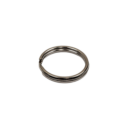 Nickel Metal Split Keychain Ring - 0.625"
