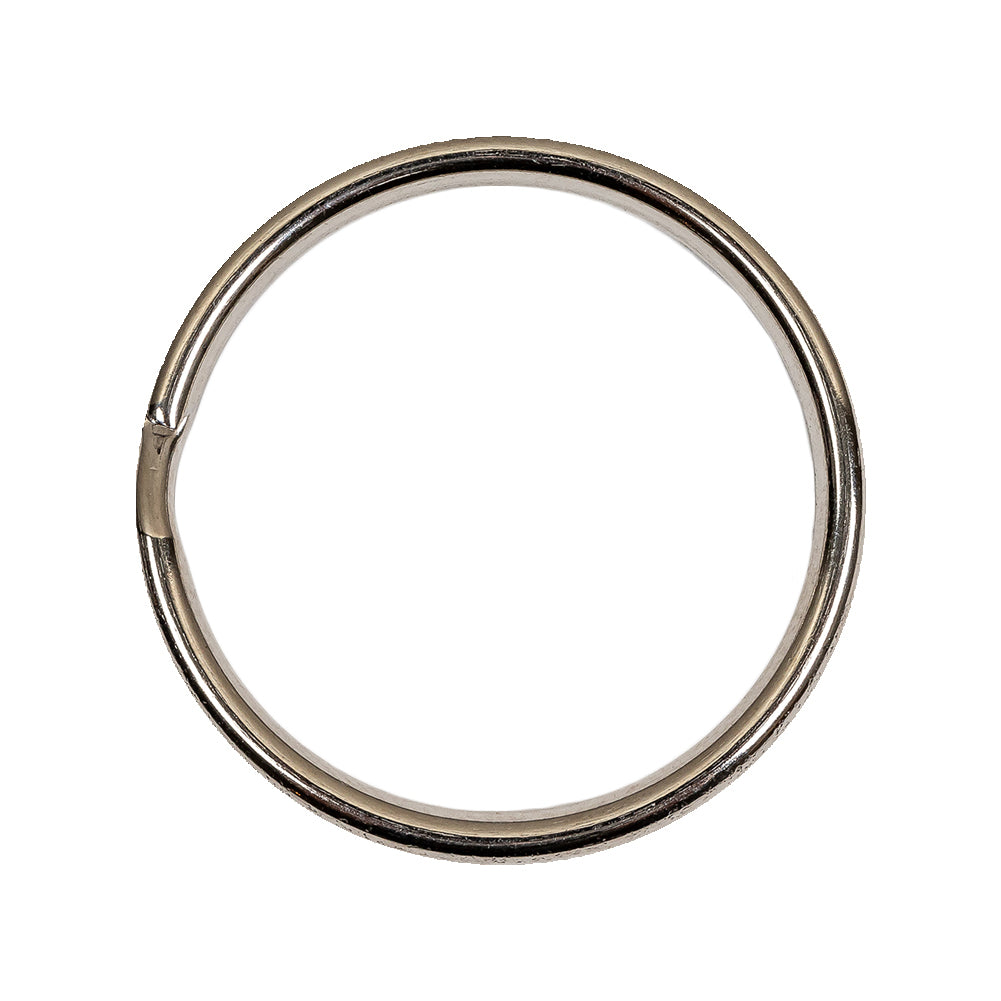 Nickel Metal Split Keychain Ring - 1.125"