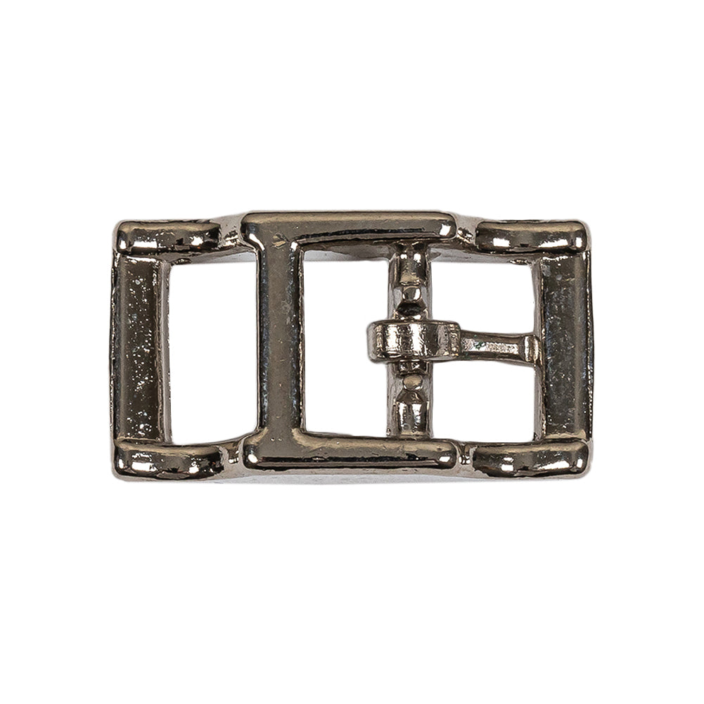 Silver Rectangular Metal Buckle - 0.5625" x 1" - Detail - Image 3 of 4