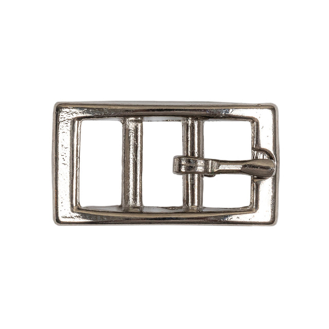 Silver Rectangular Metal Buckle - 0.5625" x 1"