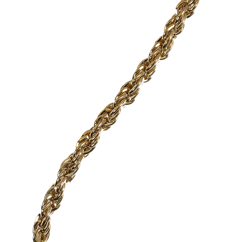 Gold Spiral Chain Purse Strap - 43.25" Detail