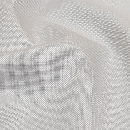 Pale Gray Cotton Basketweave Shirting Detail